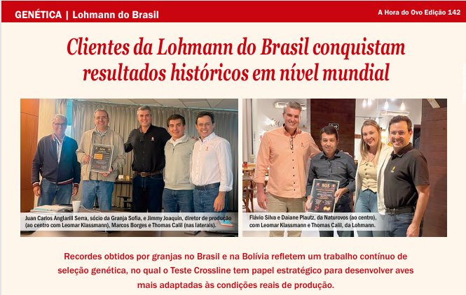 Clientes da Lohmann do Brasil conquistam resultados históricos em nível mundial